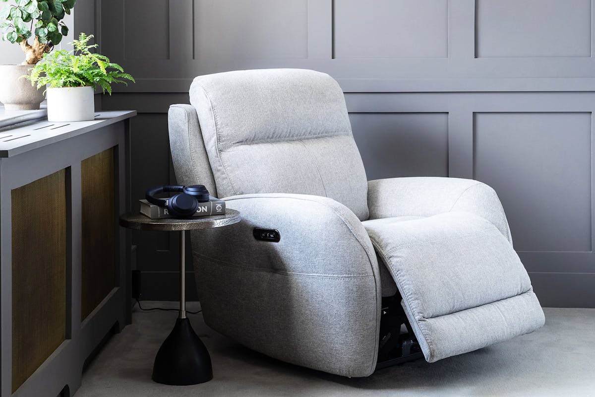 Harri Zero Gravity Armchair | Power Recliner  | Grey-2