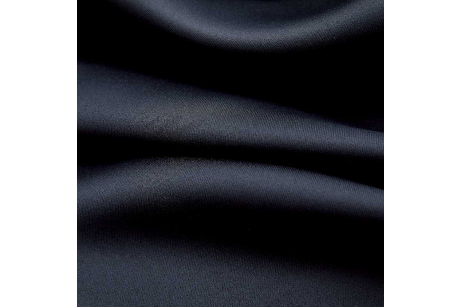 Vidaxl Blackout Curtain With Metal Rings Black 290x245 Cm-3