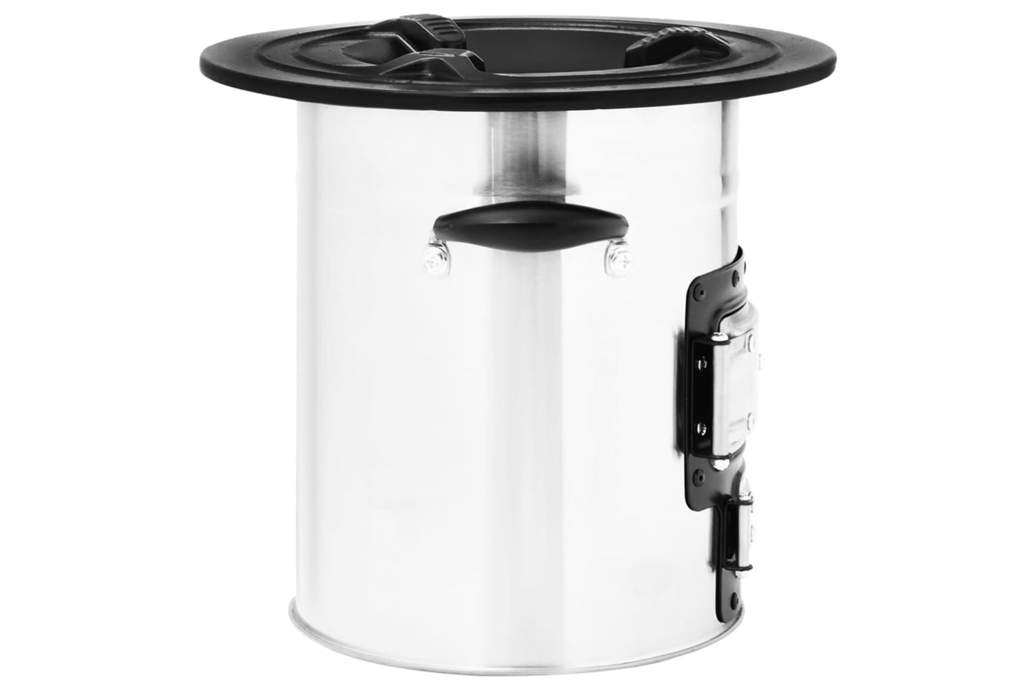 vidaXL 319442 Camping Wood Stove Silver 51.5x35x30.5cm Stainless Steel-5