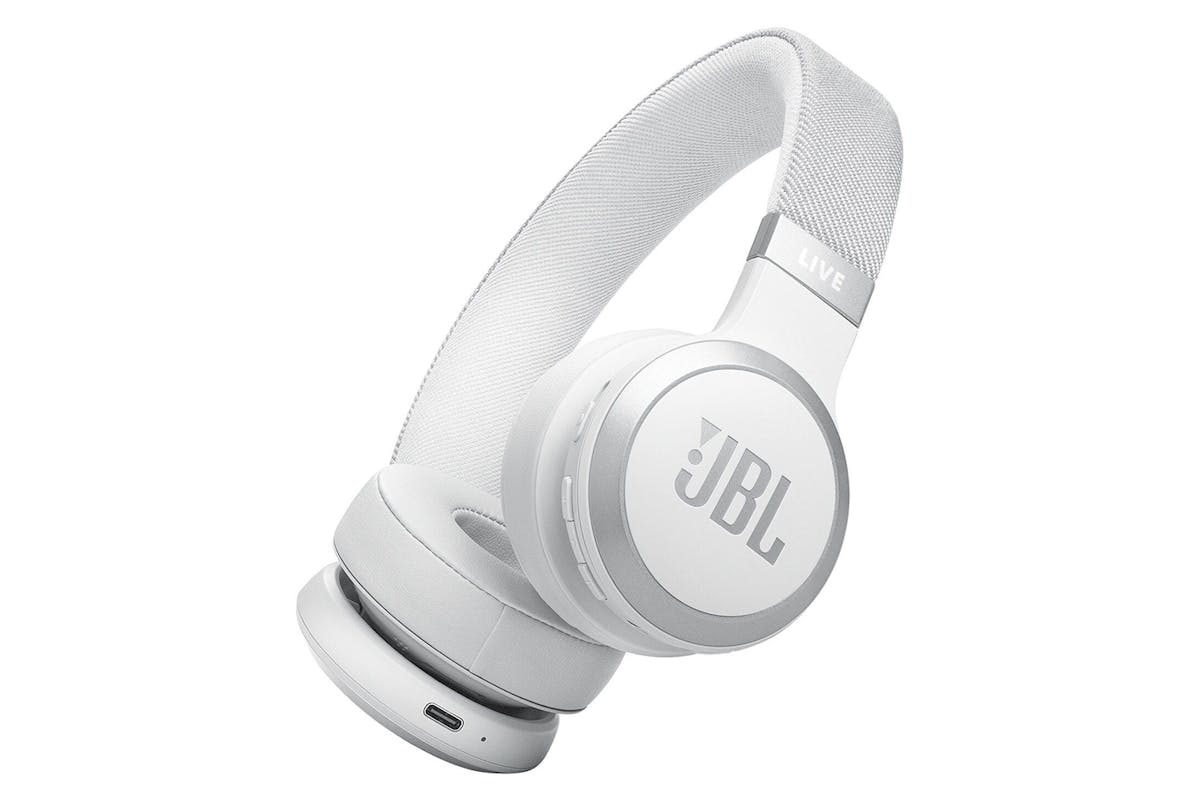 JBL Live 670NC On-Ear Wireless Noise Cancelling Headphone | White-3
