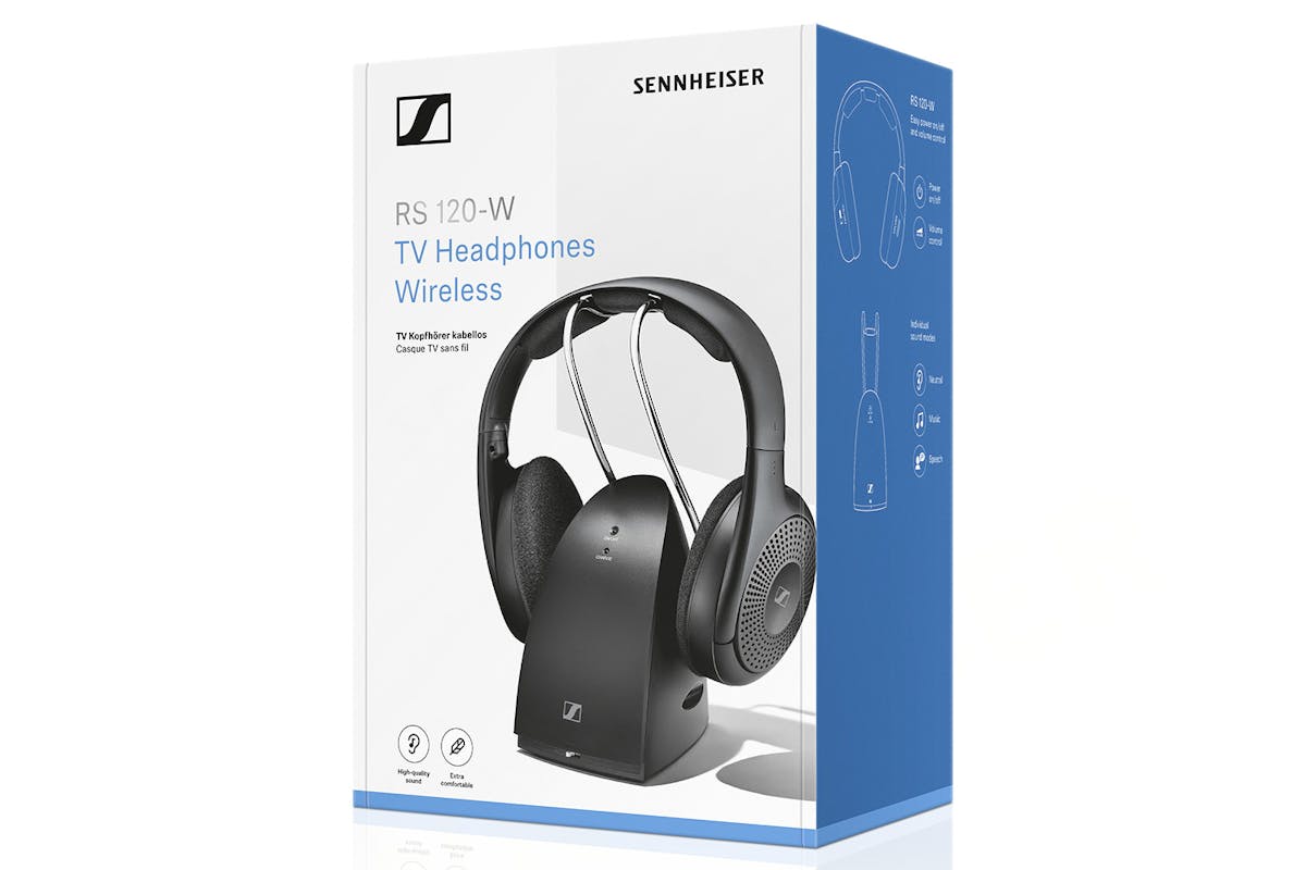 Sennheiser RS 120-W On-Ear Wireless Headphone | Black-11
