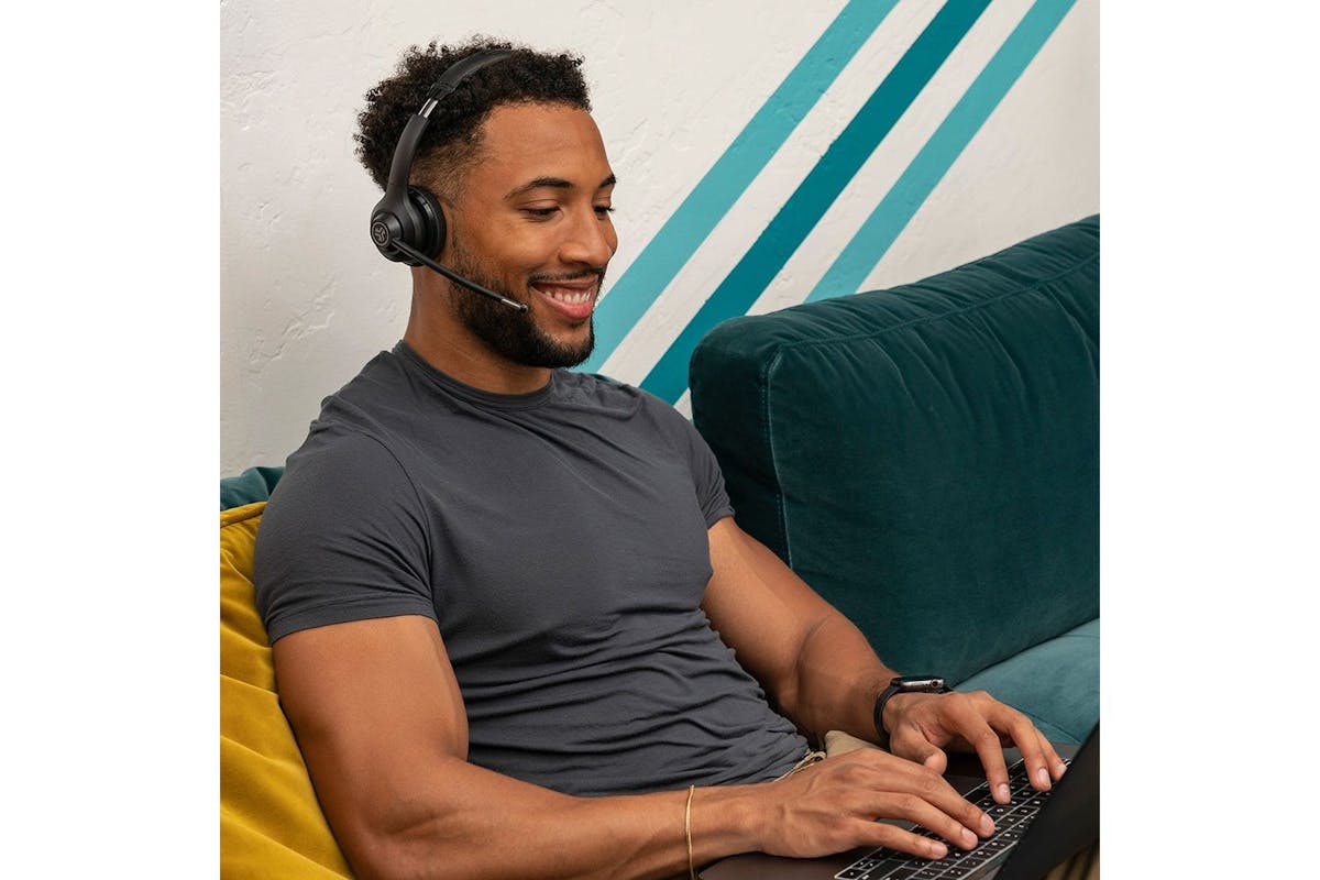 JLab Go Work Wireless On-Ear Headset | Black-2