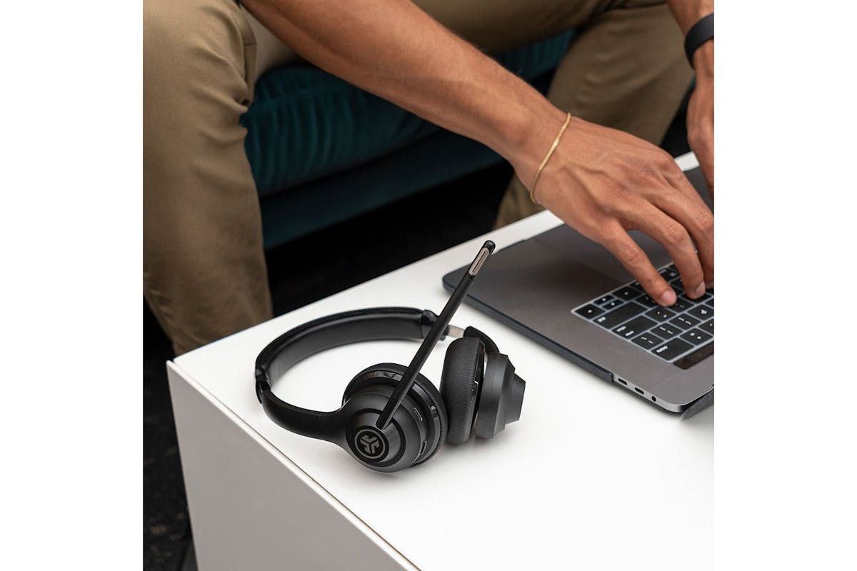 JLab Go Work Wireless On-Ear Headset | Black-9