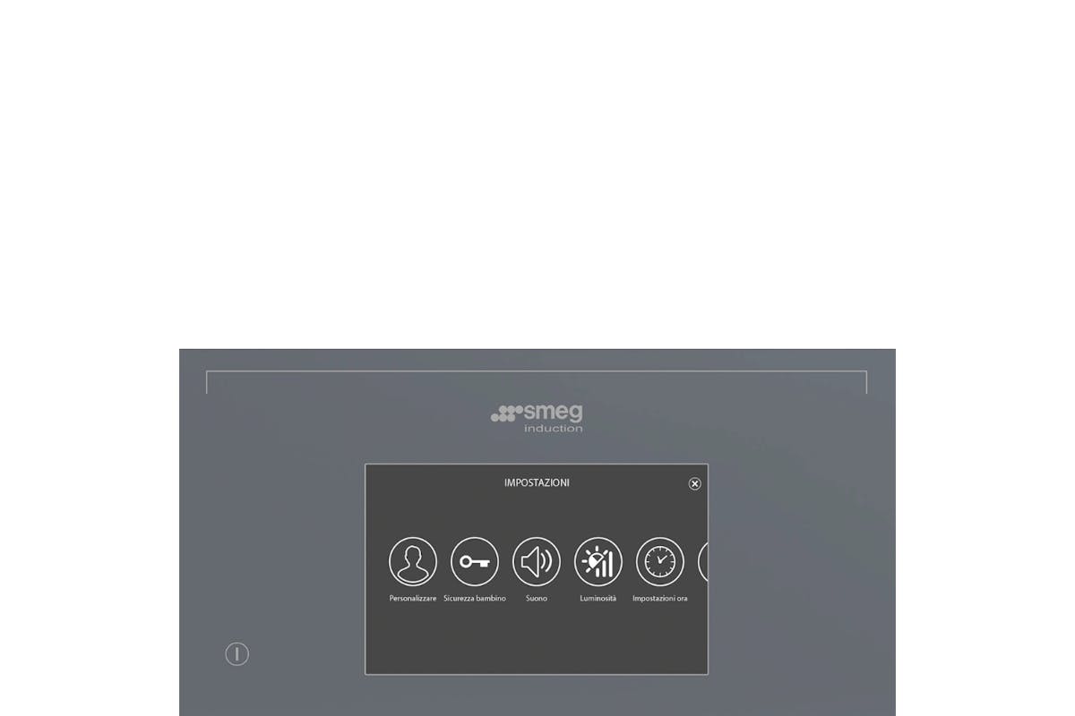 Smeg 90cm Linea Built-in Induction Hob | SIA1963DS | Silver-7