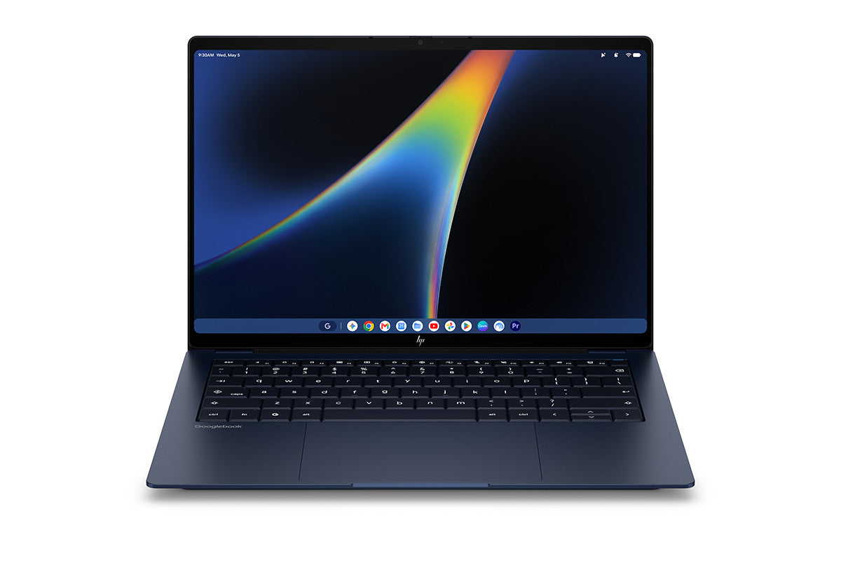 HP Googlebook Snapdragon X Elite | 16GB | 512GB | Atmospheric Blue Aluminum | Qualcomm Adreno