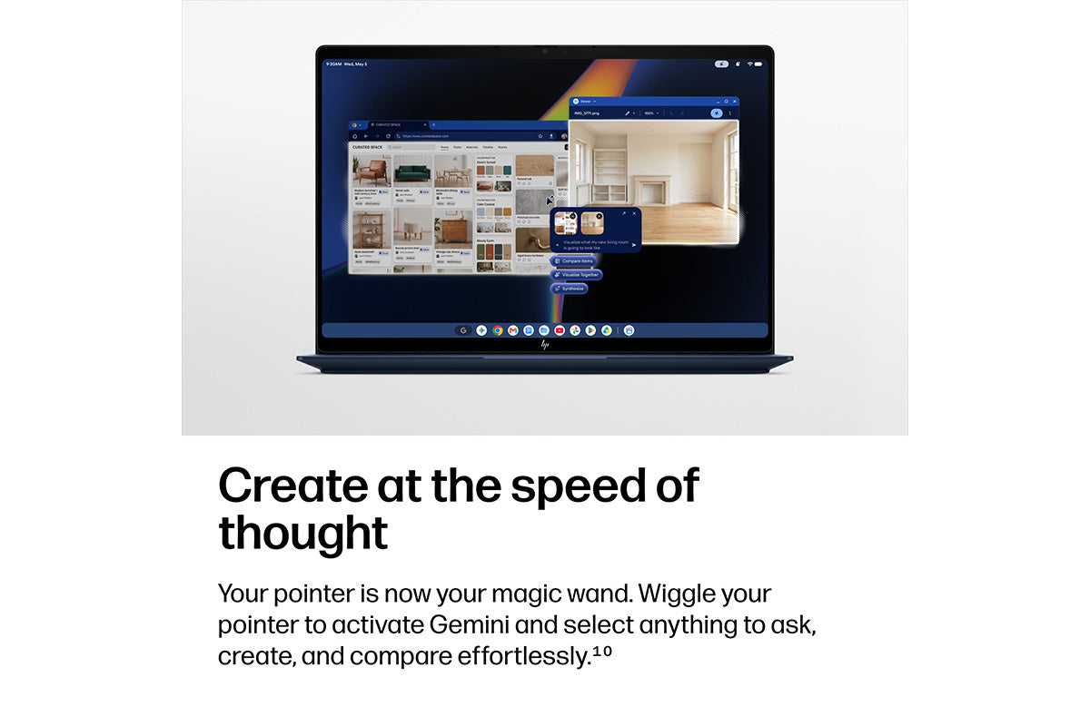 HP Googlebook Snapdragon X Elite | 16GB | 512GB | Atmospheric Blue Aluminum | Qualcomm Adreno-18