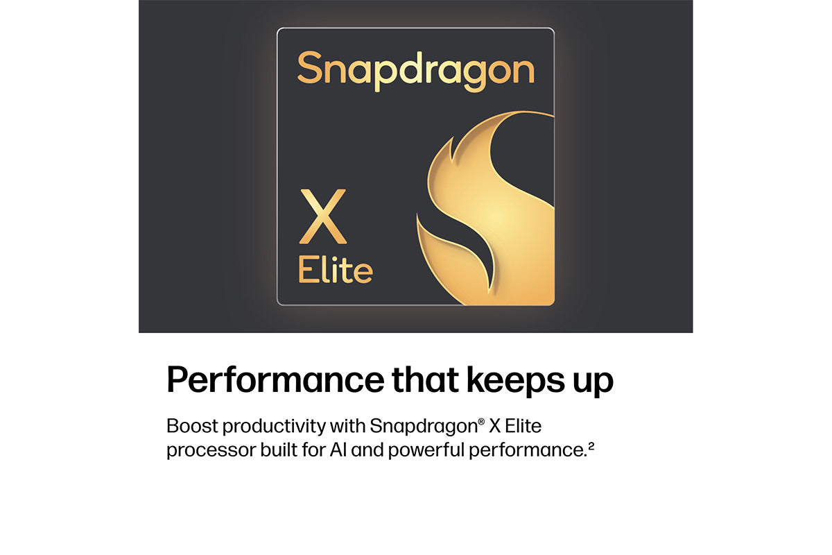 HP Googlebook Snapdragon X Elite | 16GB | 512GB | Atmospheric Blue Aluminum | Qualcomm Adreno-7