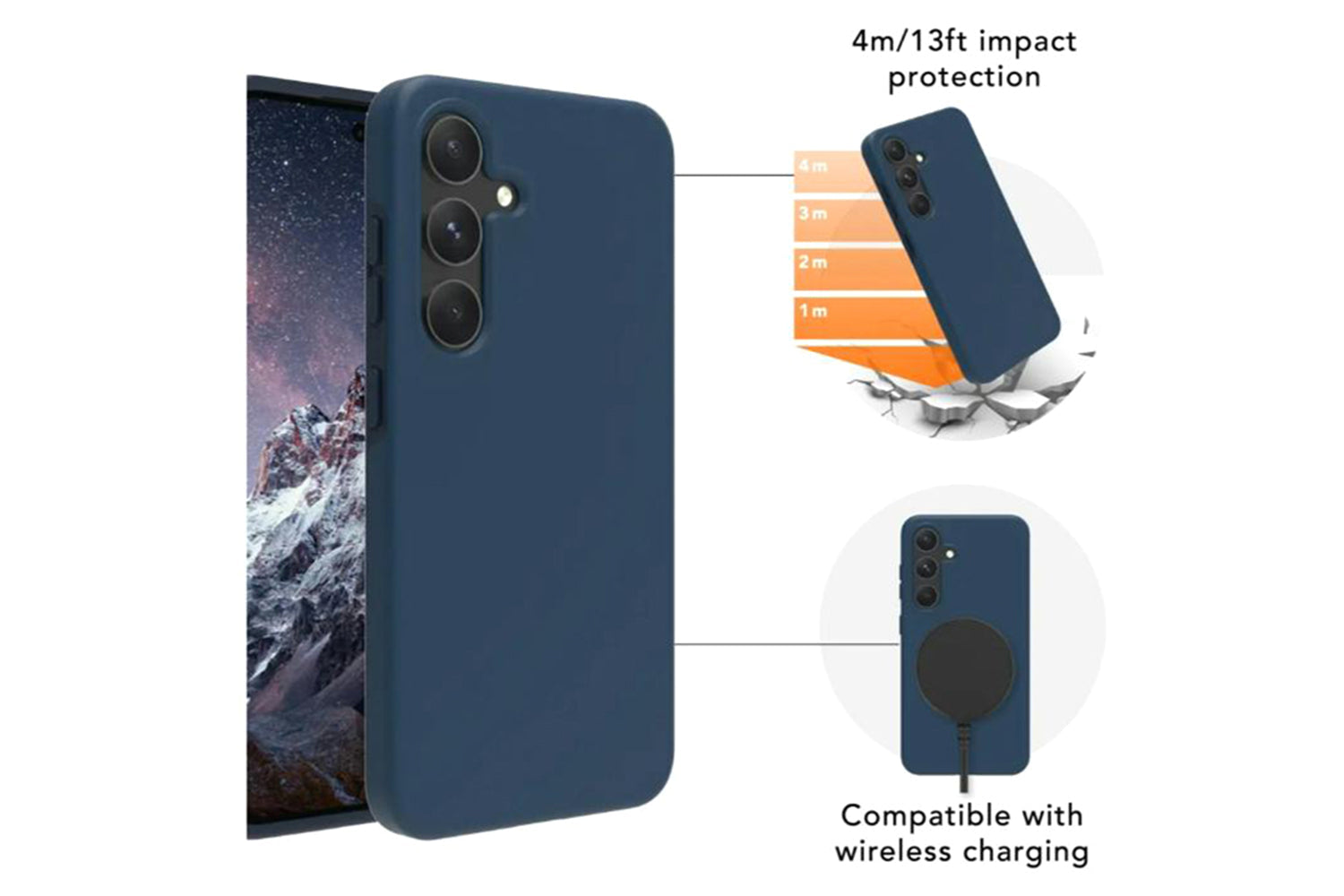 Dbramante1928 Iceland Ultra D30 Samsung Galaxy S24 Case | Blue-3