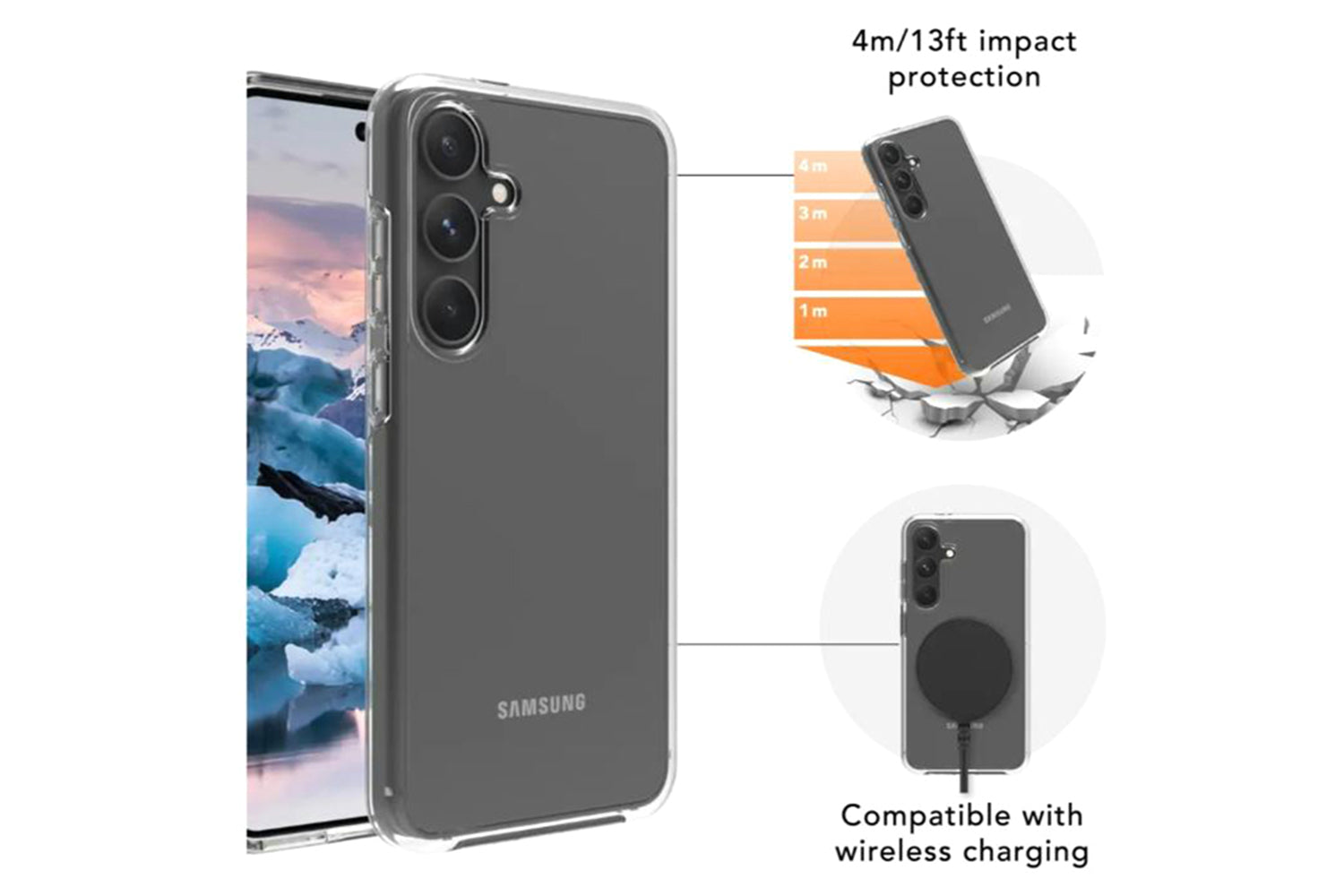 Dbramante1928 Iceland Ultra D30 Samsung Galaxy S24 Ultra Case | Clear-3