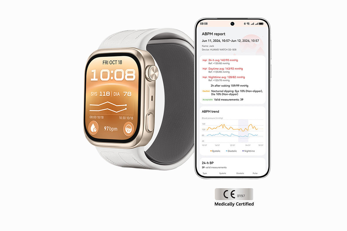 Huawei D3 Watch | 41mm | White/Gold-2