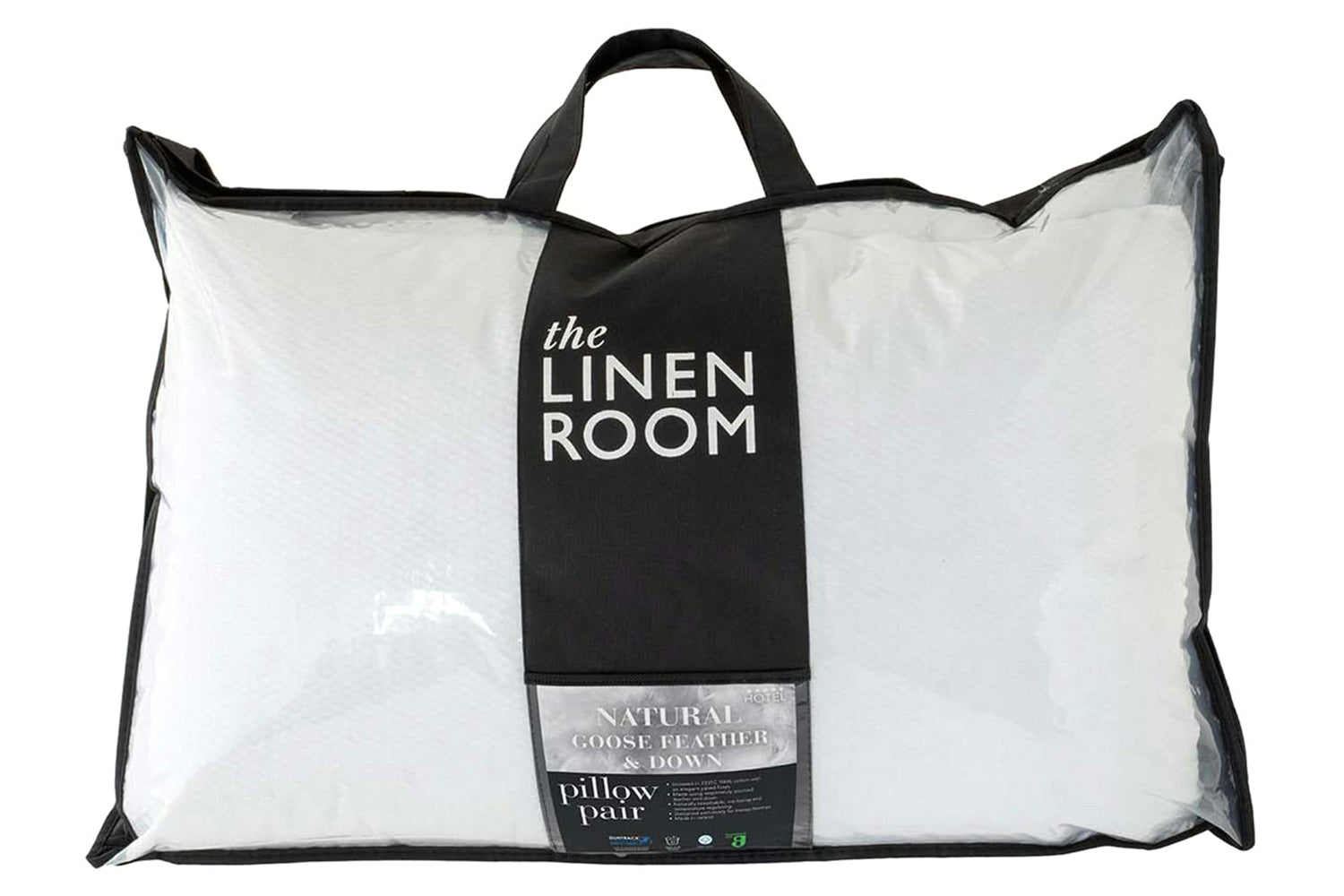 The Linen Room | Goose Feather & Down Pillow | Twin Pack