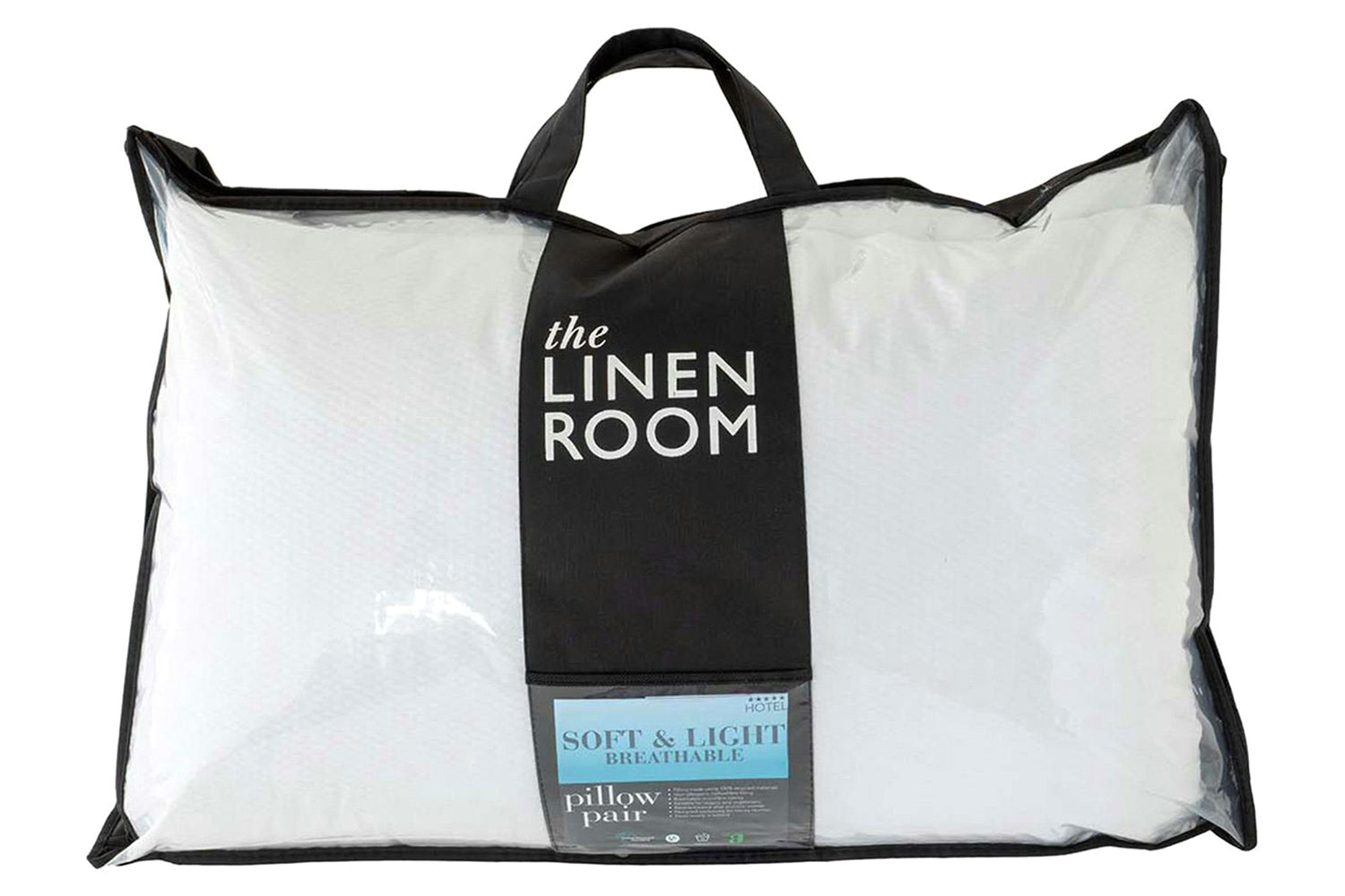 The Linen Room | Soft & Light Microfibre Pillow | Twin Pack