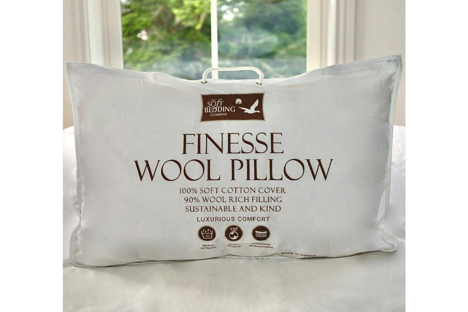 The Soft Bedding Company | Finesse Wool Pillow-2