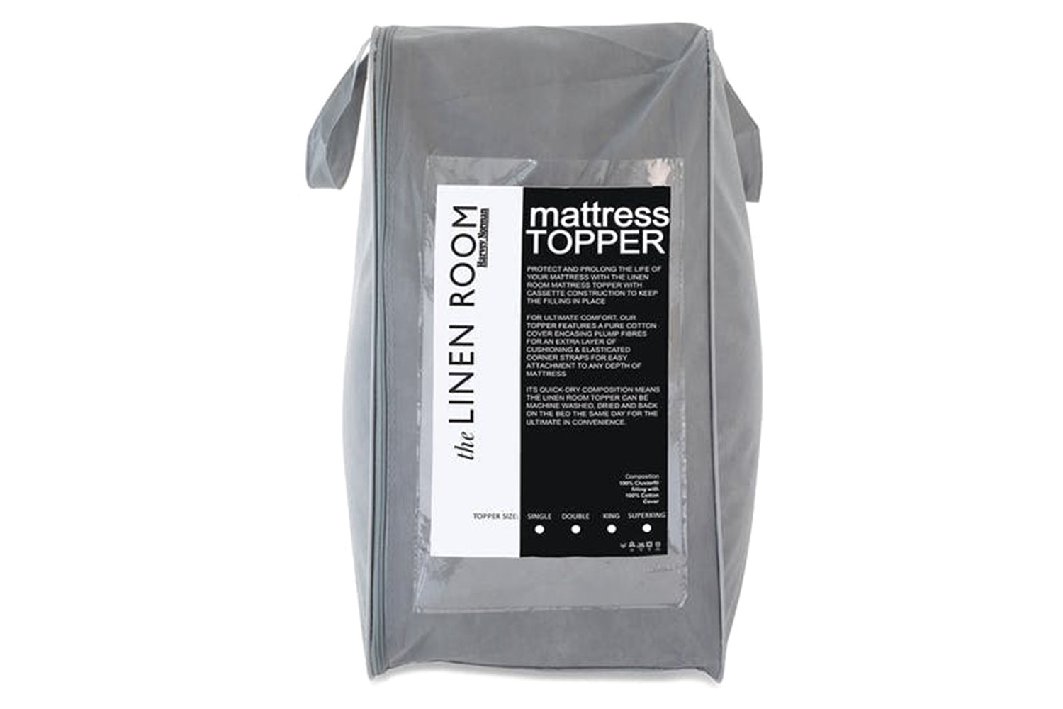 The Linen Room | Soft & Light Breathable Mattress Topper | Super King | 6ft-6