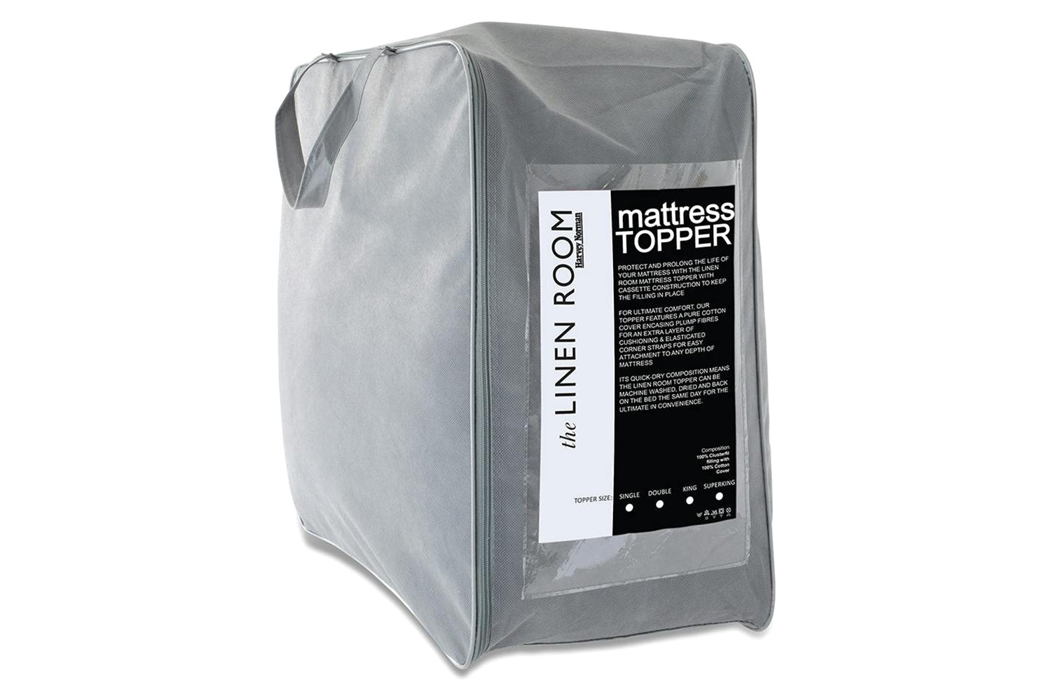 The Linen Room | Soft & Light Breathable Mattress Topper | Super King | 6ft-7