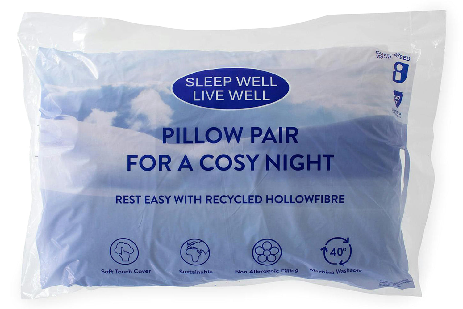 The Soft Bedding Company | Cosy Night Pillow | Twin Pack