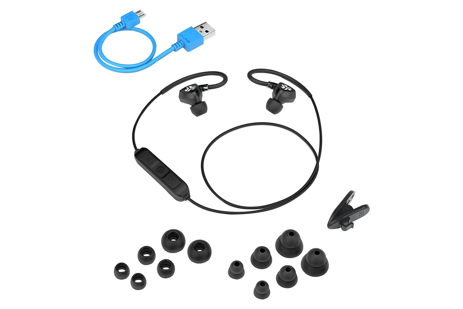 JLab Fit Sport 2.0 In-Ear Wireless Earbuds | Black-7
