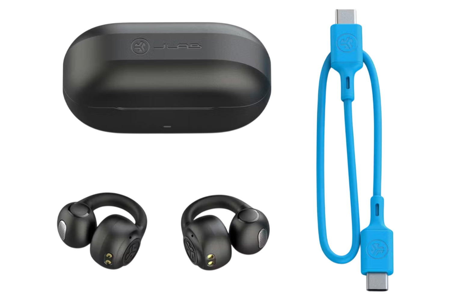 JLab Flex Open Wireless Earbuds | Black-6