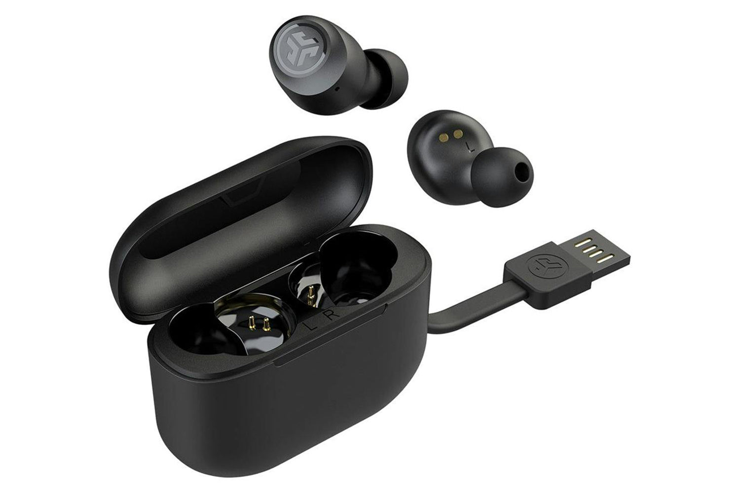JLab Go Air Pop True Wireless Earbuds | Black-4