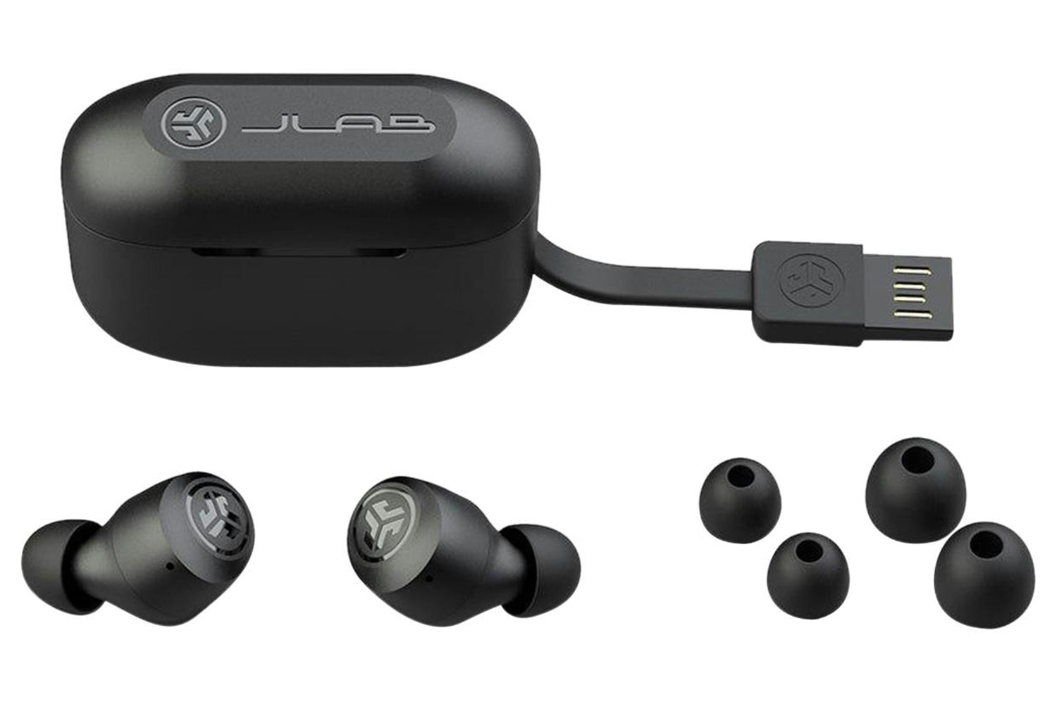 JLab Go Air Pop True Wireless Earbuds | Black-5