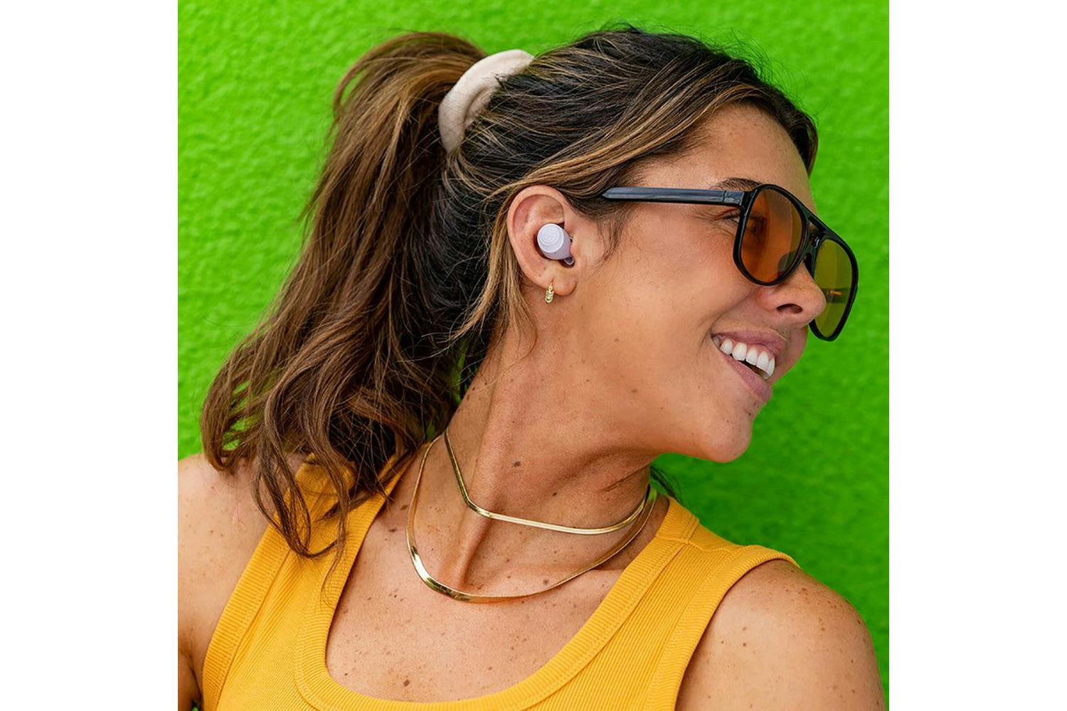JLab Go Air Pop True Wireless Earbuds | Lilac-2