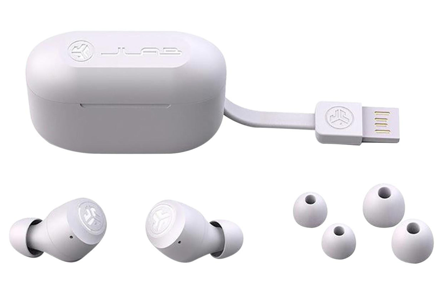 JLab Go Air Pop True Wireless Earbuds | Lilac-5
