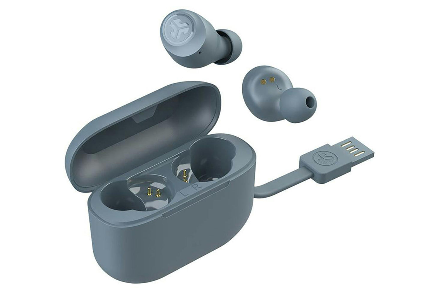 JLab Go Air Pop True Wireless Earbuds | Slate-4