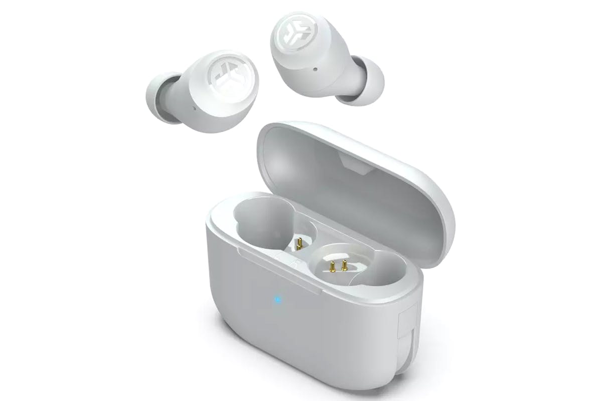 JLab Go Air Pop True Wireless Earbuds | White-3