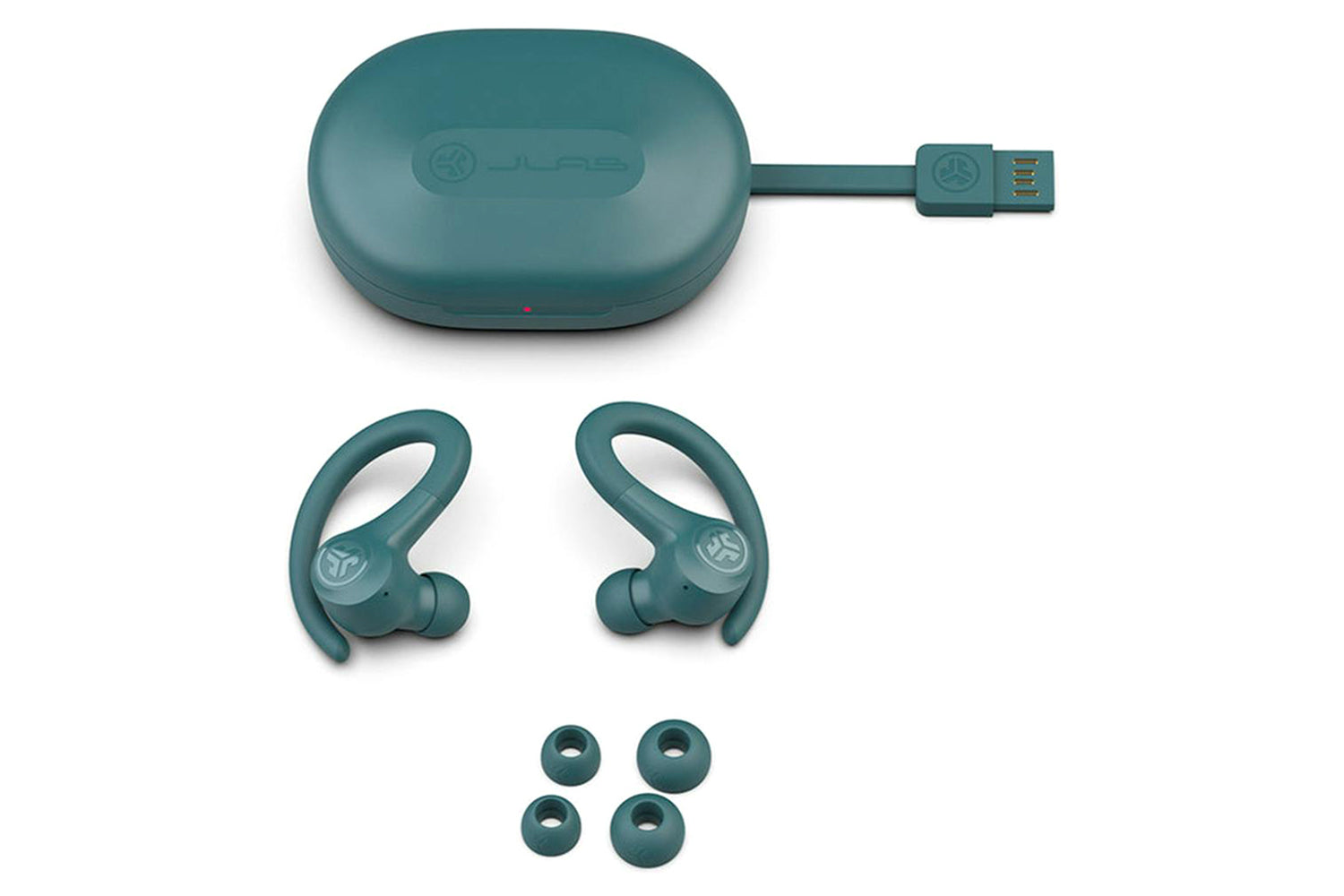 JLab Go Air Sport True Wireless Earbuds | Teal-7