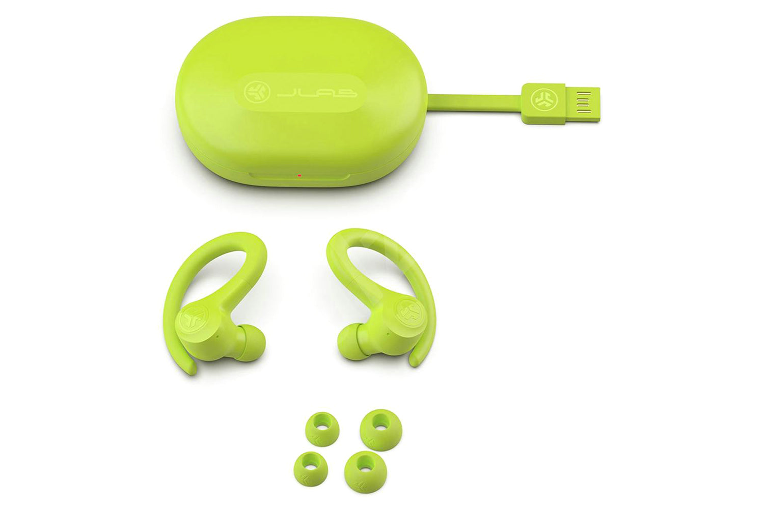 JLab Go Air Sport True Wireless Earbuds | Neon Yellow-7