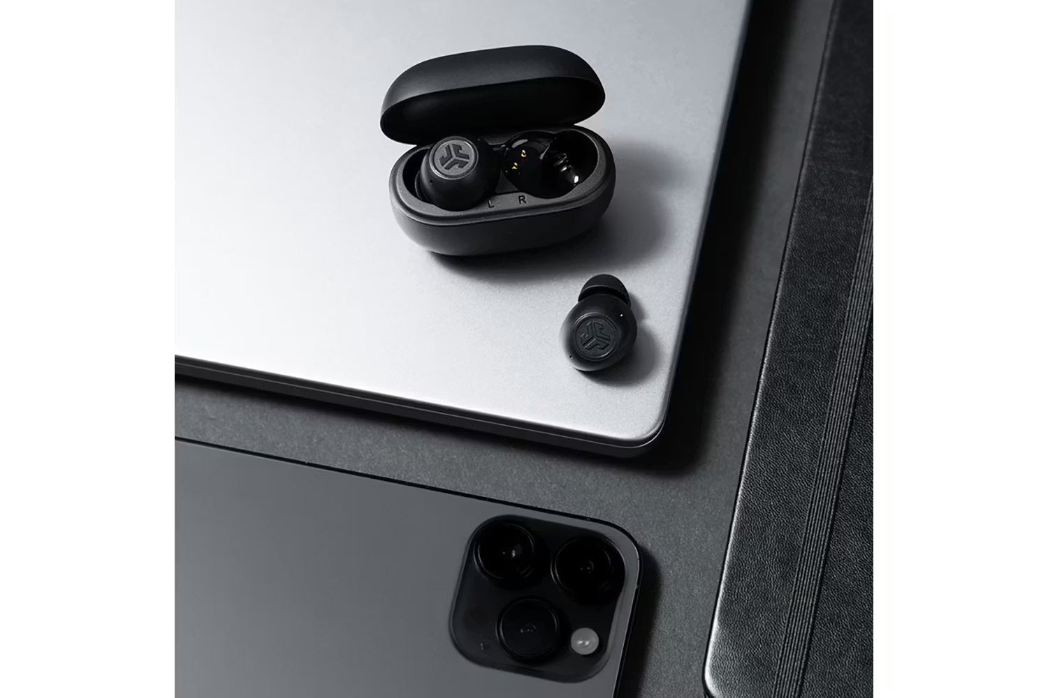 JLab Go Pop ANC True Wireless Earbuds | Black-5