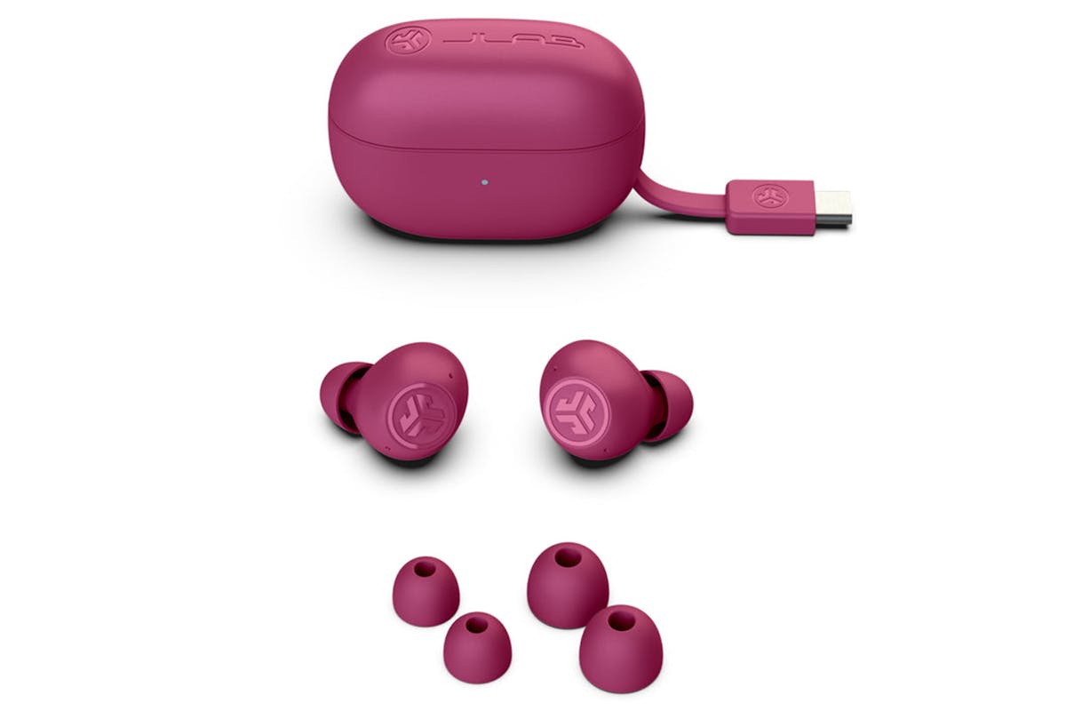 JLab Go Pop ANC True Wireless Earbuds | Fuchsia-6