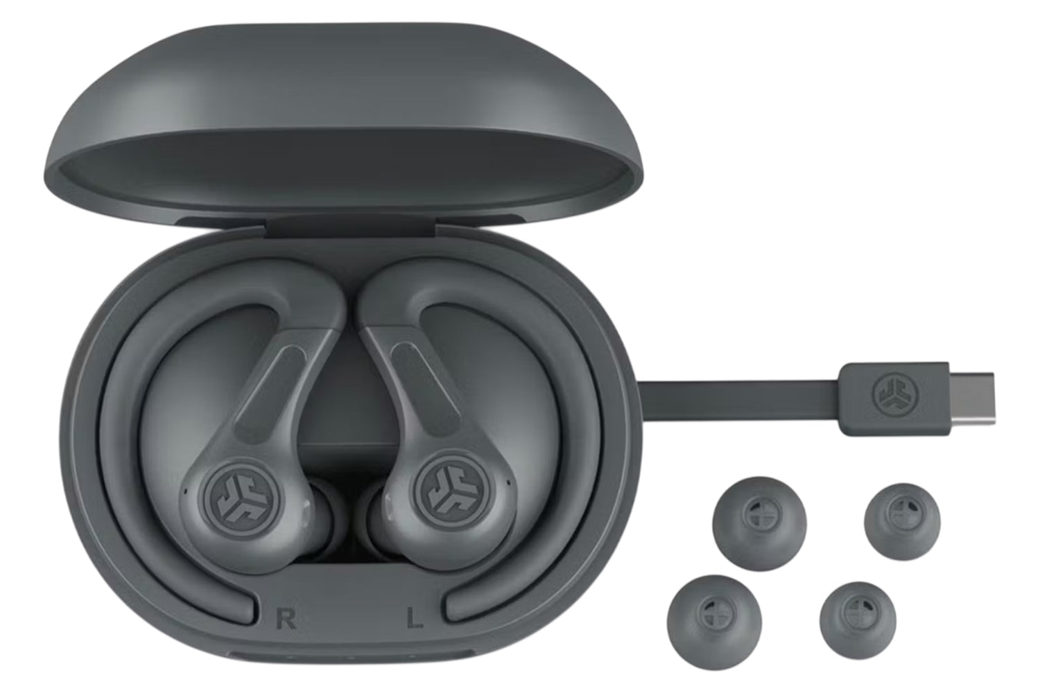 JLab JBuds Sport ANC 4 True Wireless Earbuds | Graphite-9