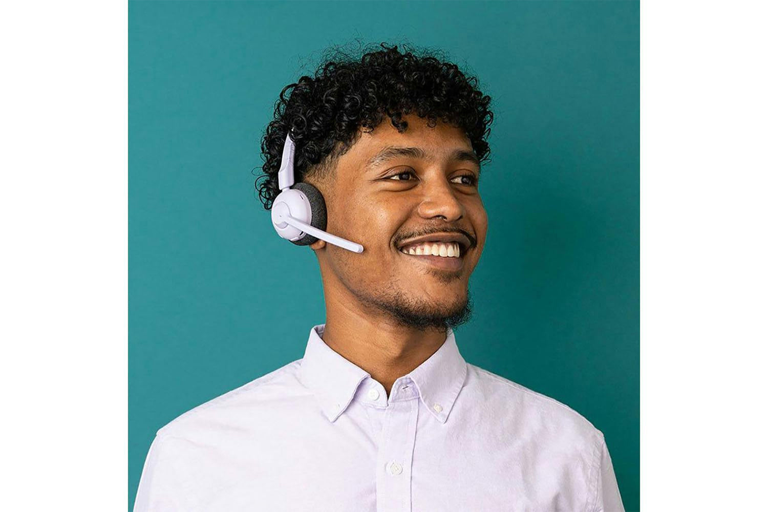 JLab Go Work Pop On-Ear Headset | Lilac-2