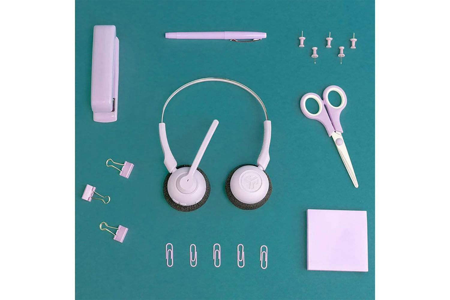 JLab Go Work Pop On-Ear Headset | Lilac-7