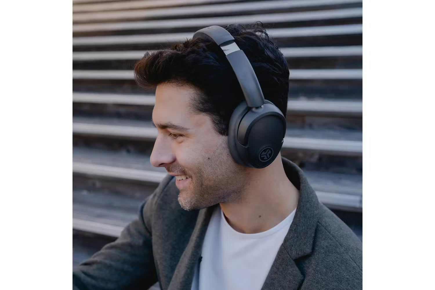 JLab JBuds Lux ANC Wireless Over-ear Headphones | Graphite-2