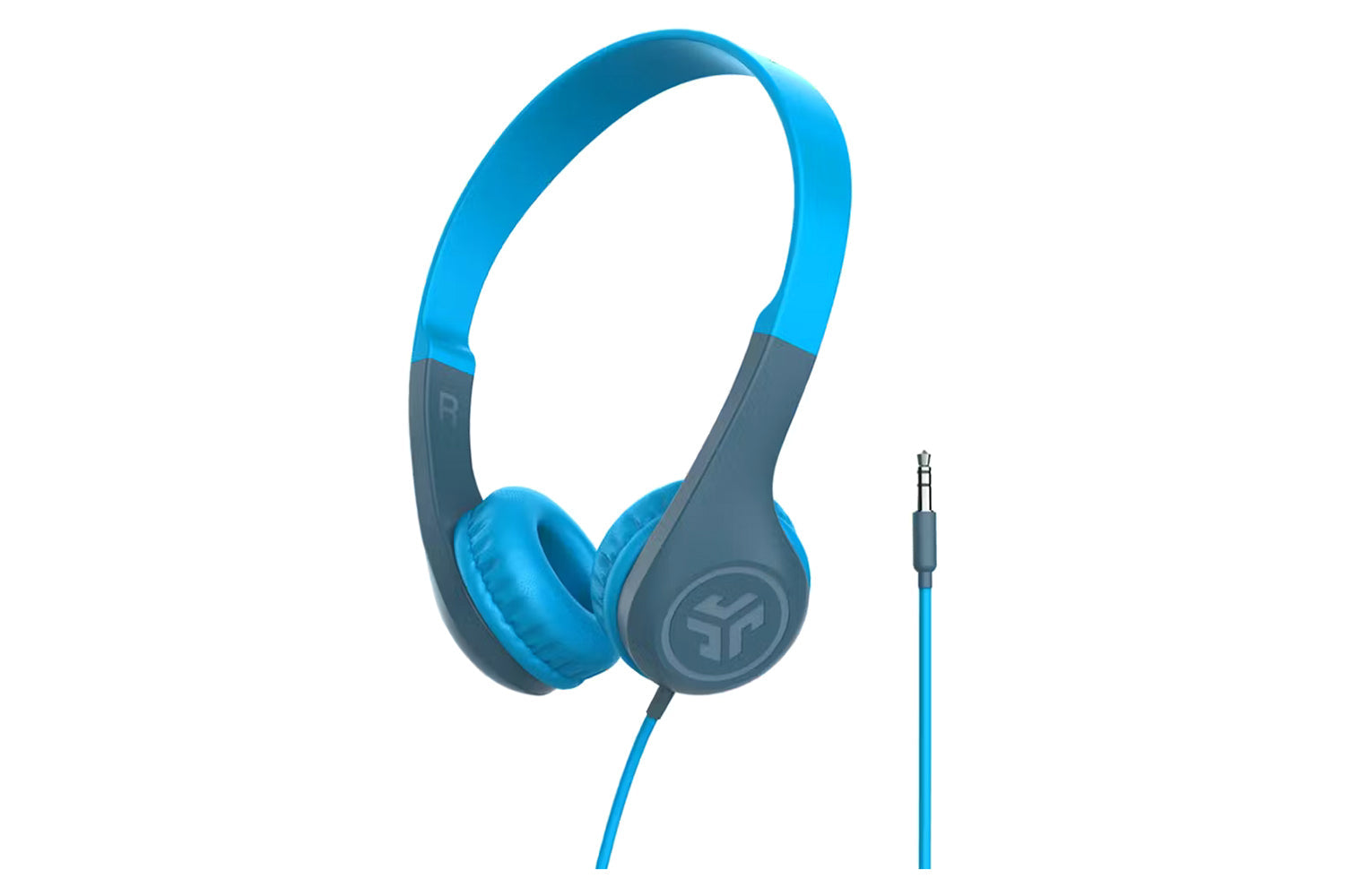 JLab JBuddies Pop Kids On-Ear Wired Headphones | Blue