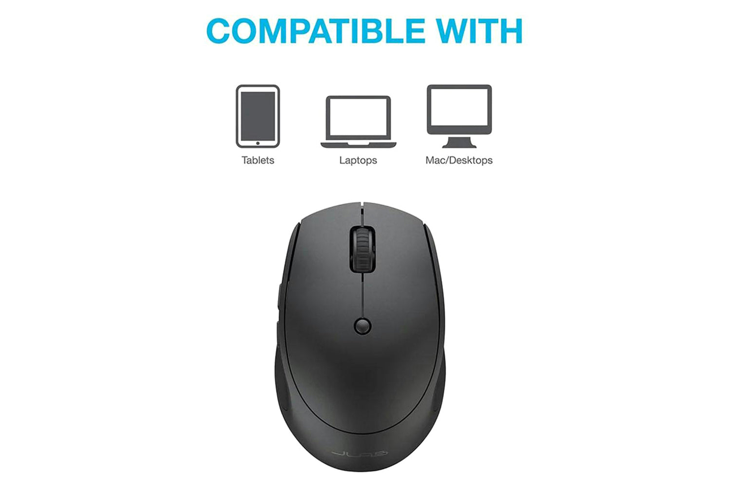 JLab Go Charge Wireless Mouse | Black-3