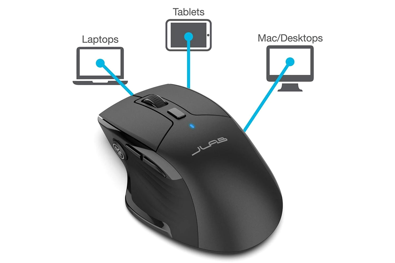 JLab JBuds Wireless Mouse | Black-6