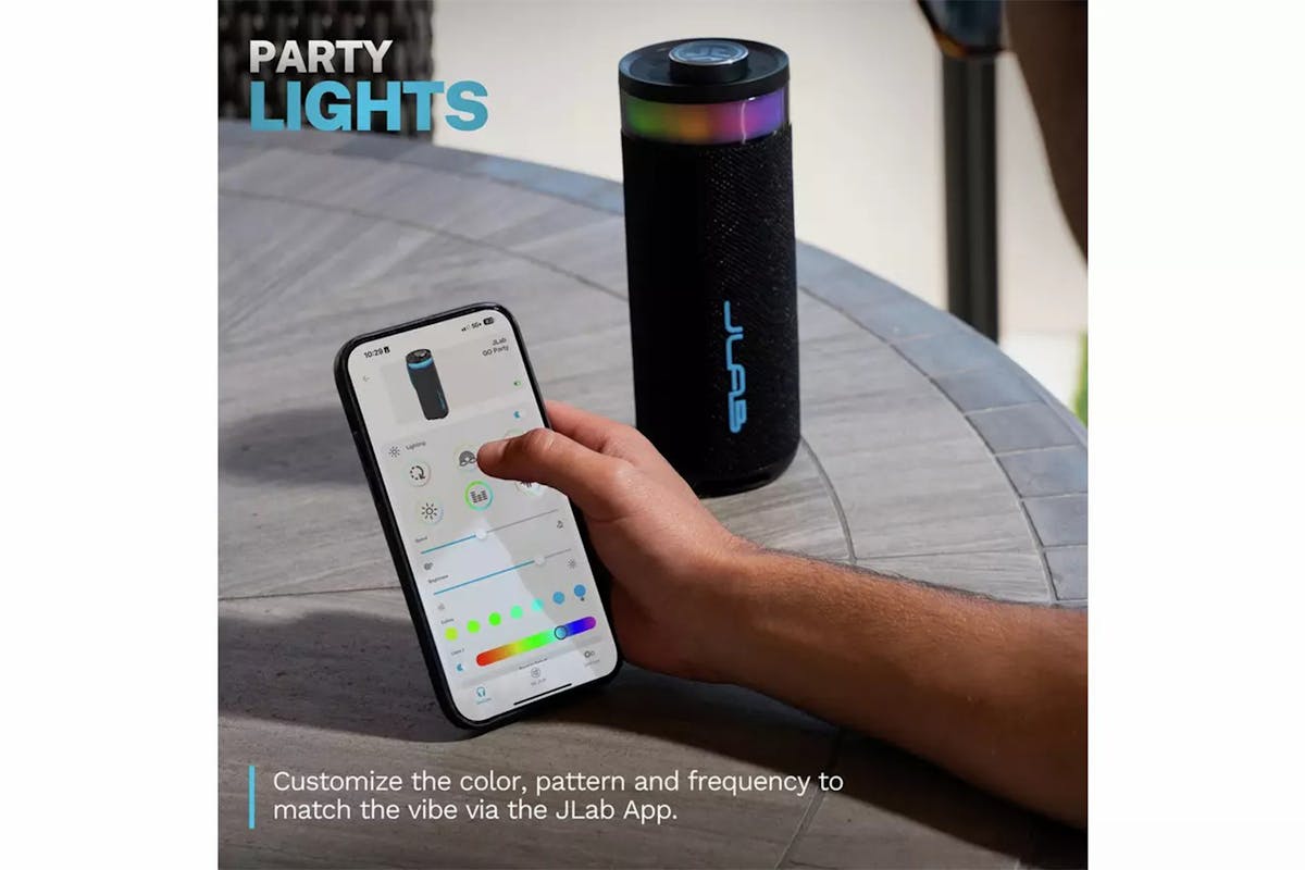 JLab Go Party Portable Bluetooth Speaker | Black-4