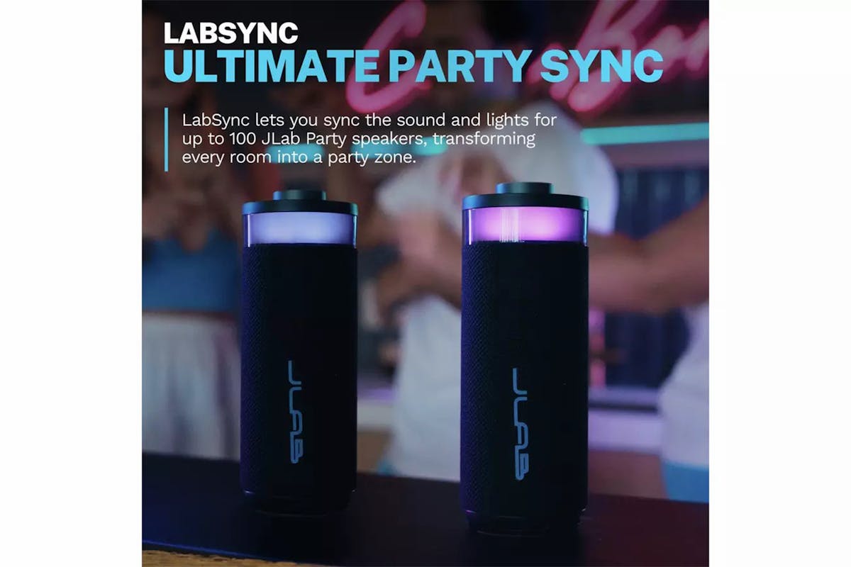 JLab Go Party Portable Bluetooth Speaker | Black-5