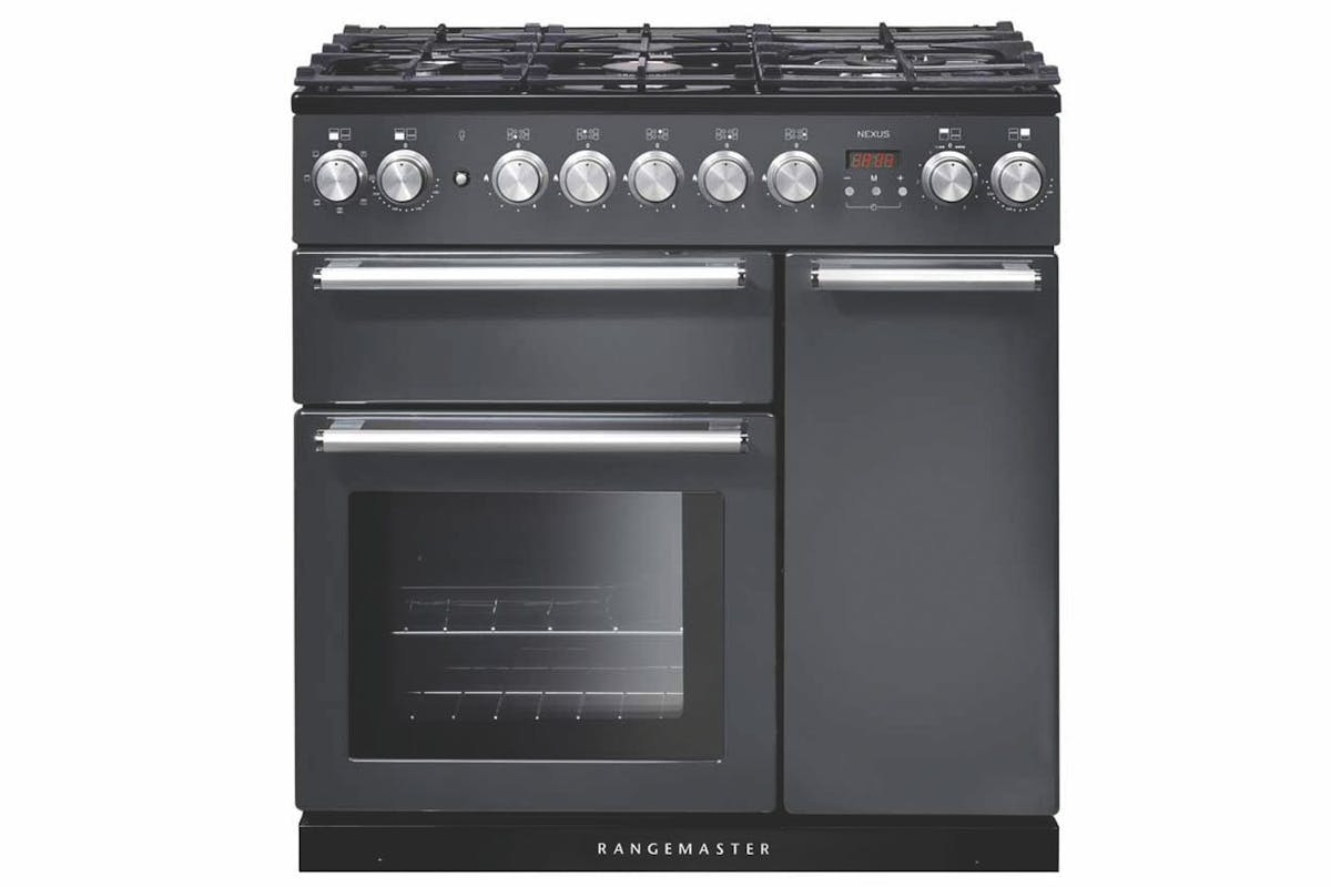 Rangemaster Infusion 90cm Dual Fuel Range Cooker | INF90DFFSL | Slate