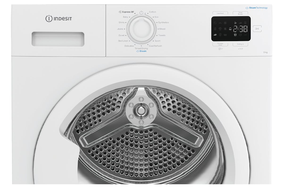 Indesit 9kg Heat Pump Tumble Dryer | IDHE90WIRE-7