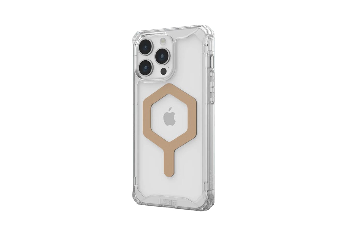 UAG Pylo for Magsafe iPhone 15 Pro Max Case | Ice/Gold-5