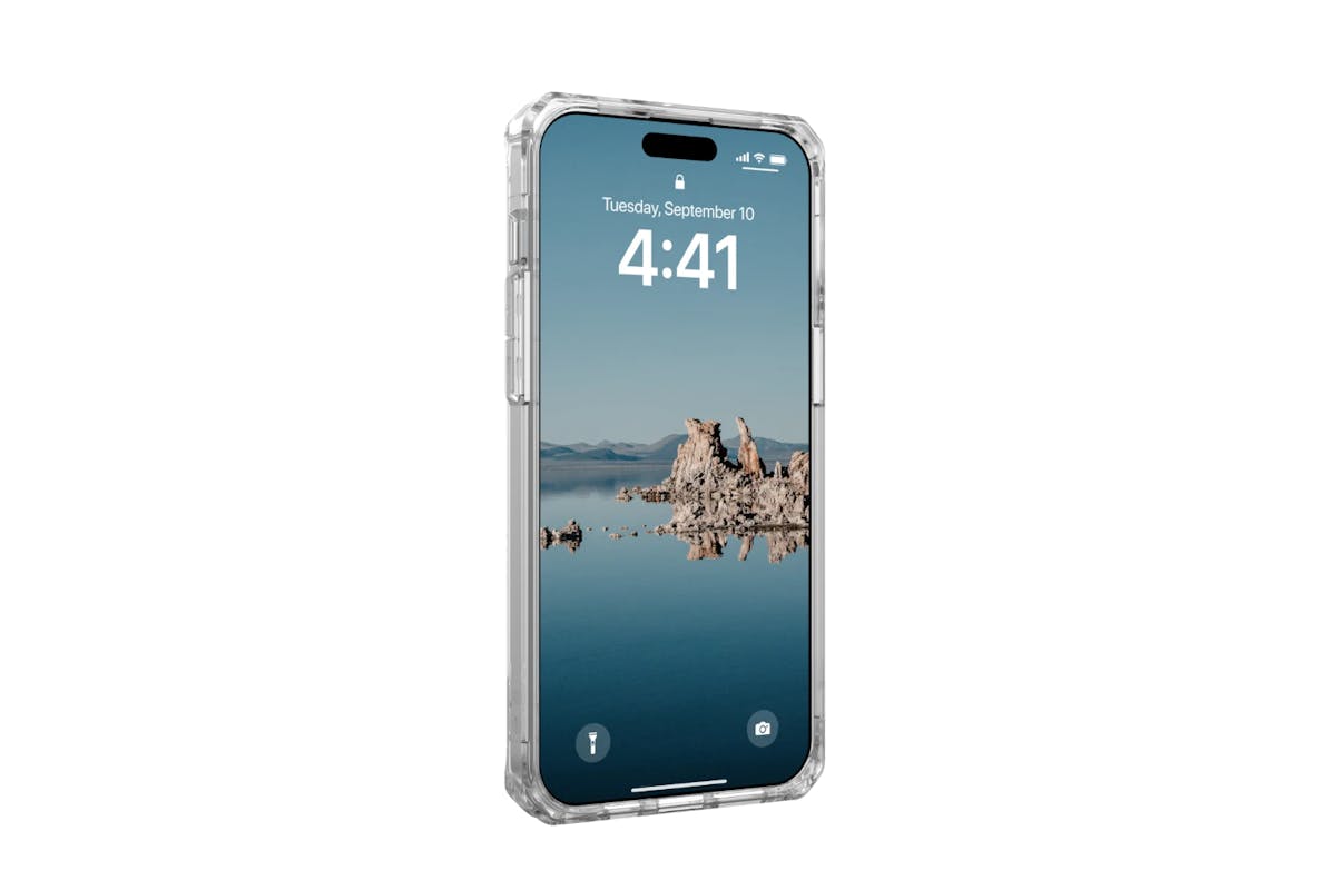 UAG Pylo for Magsafe iPhone 15 Pro Max Case | Ice/Gold-9