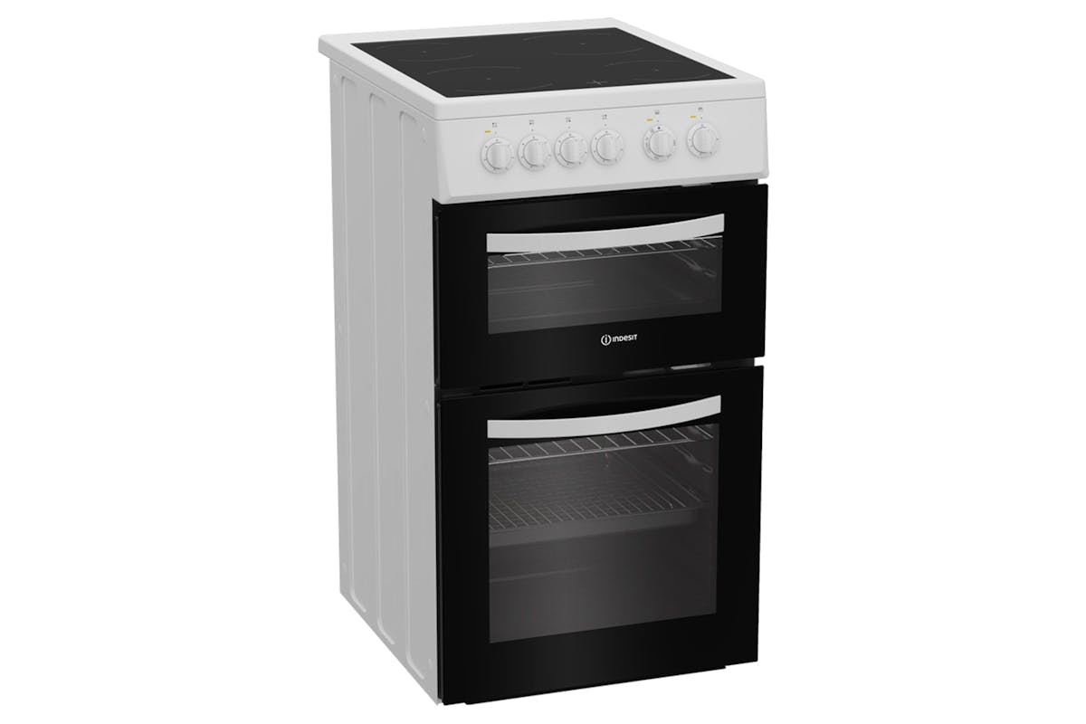 Indesit Freestanding Electric Double Oven | ITE5VMW-3