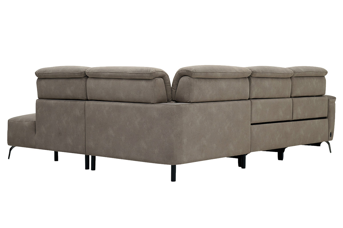 Izzy 2.5 Seater Sofa | Power Recliner | Fabric | Taupe-4