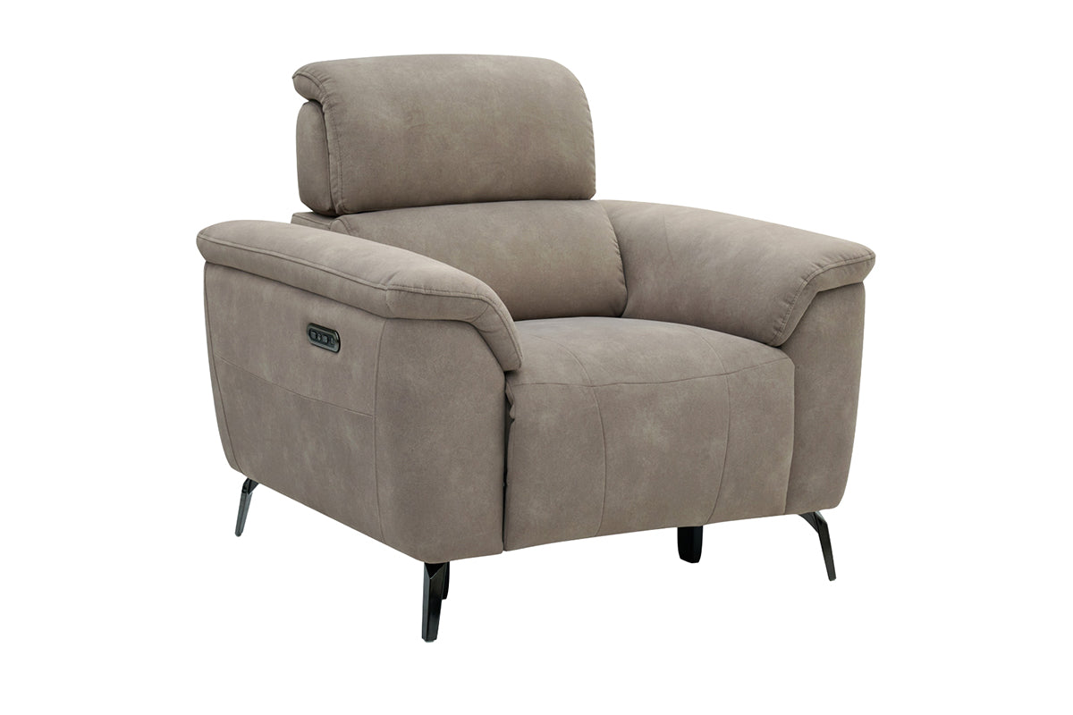 Izzy Armchair | Power Recliner | Fabric | Taupe-3
