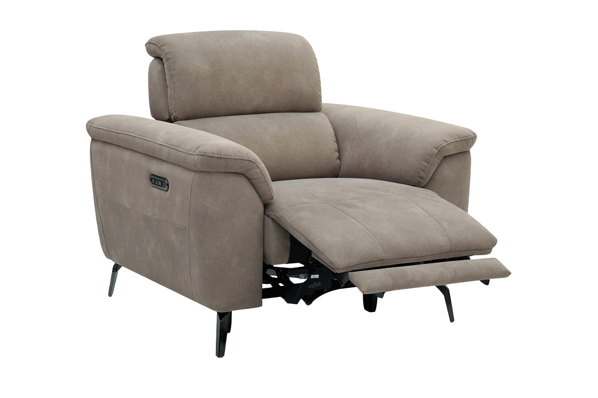 Izzy Armchair | Power Recliner | Fabric | Taupe-4