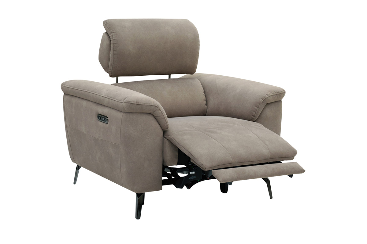 Izzy Armchair | Power Recliner | Fabric | Taupe-5